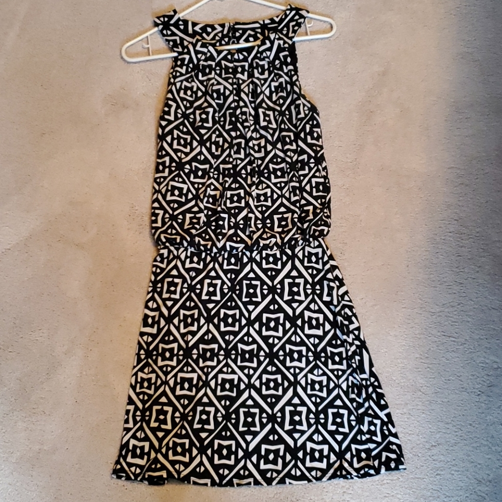 Black and white dress